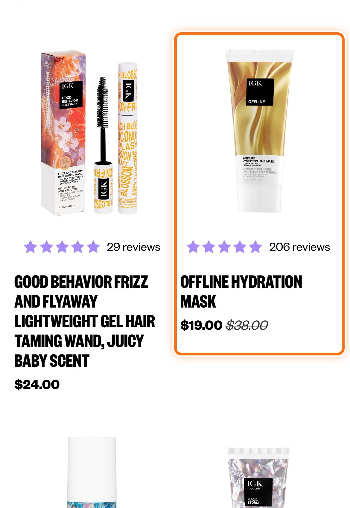 IGK Hair — Mobile