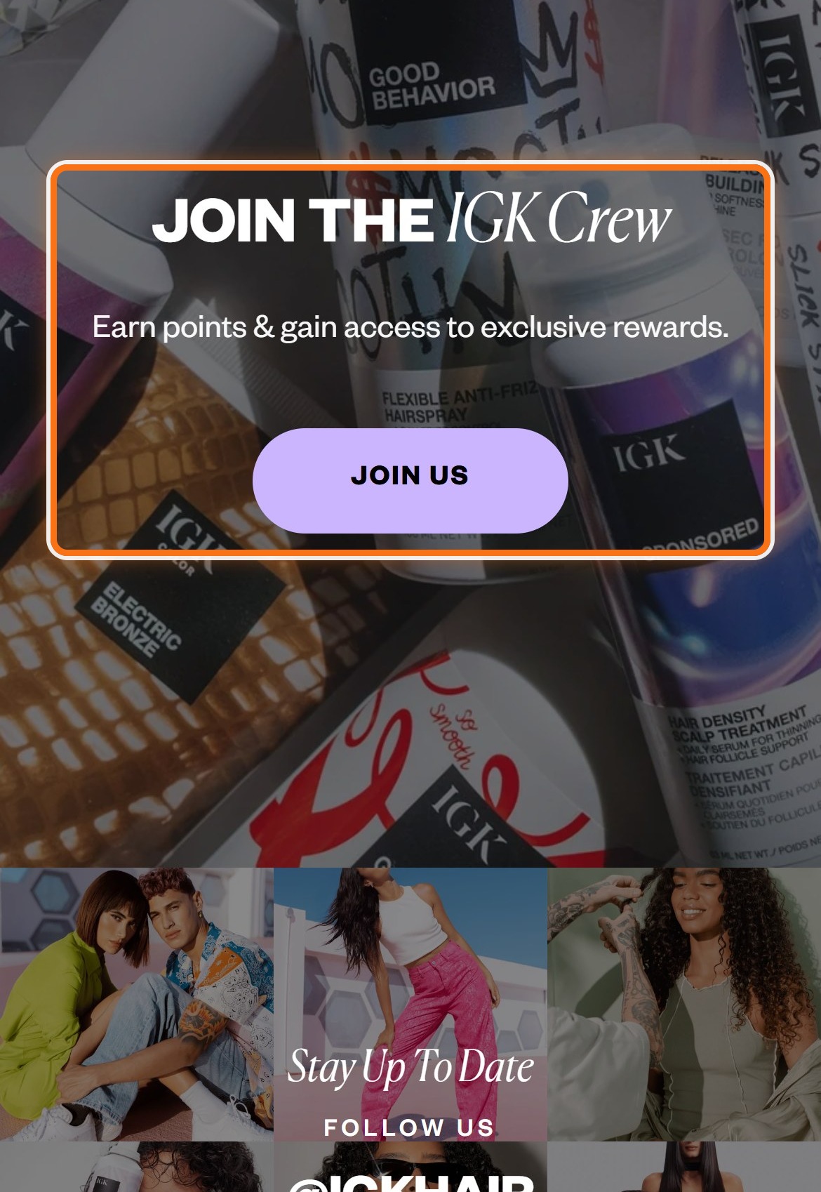 IGK Hair — Mobile